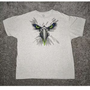 Sea Hawks Shirt Mens XL Go Hawks Logo T-Shirt NFL Port & Co